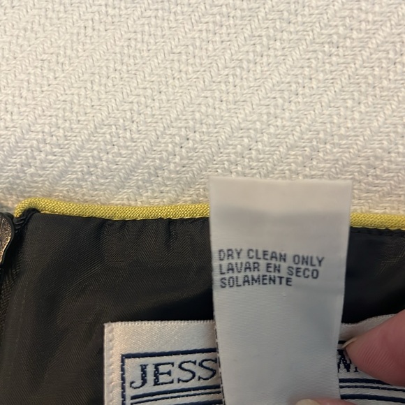 Jessica Howard black floral embroidered halter dress linen blend lined size 12 - Picture 8 of 16